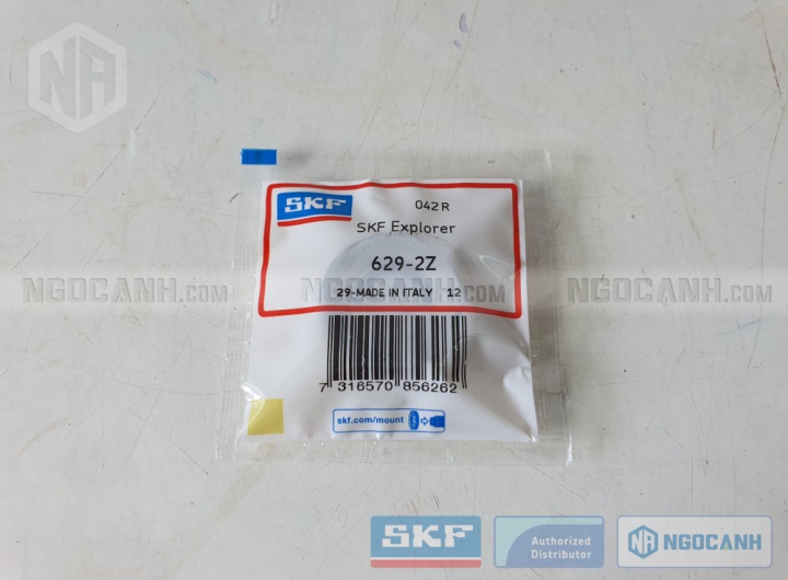 Vòng bi SKF 629-2Z chính hãng phân phối bởi Mua bán Vòng Bi - Đại lý ủy quyền SKF Vòng bi SKF 629-2Z chính hãng