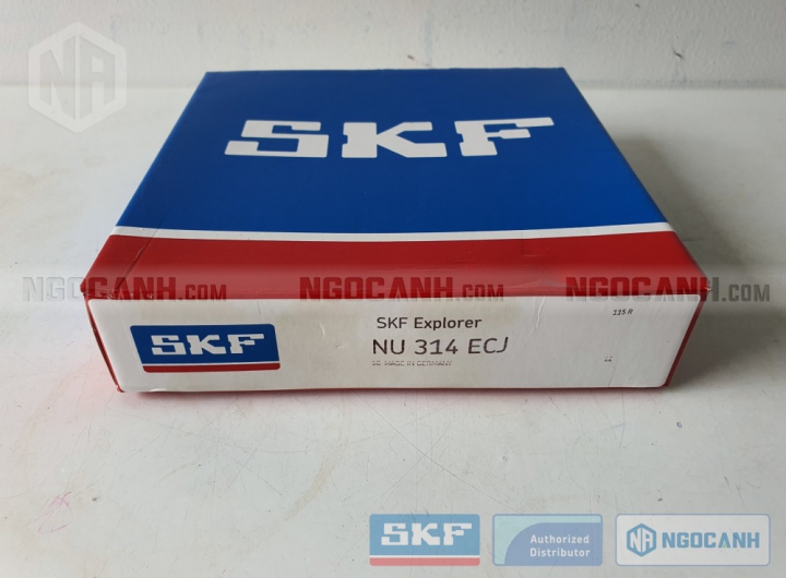 Vòng bi SKF NU 314 ECJ chính hãng phân phối bởi Mua bán Vòng Bi - Đại lý ủy quyền SKF Vòng bi SKF NU 314 ECJ chính hãng