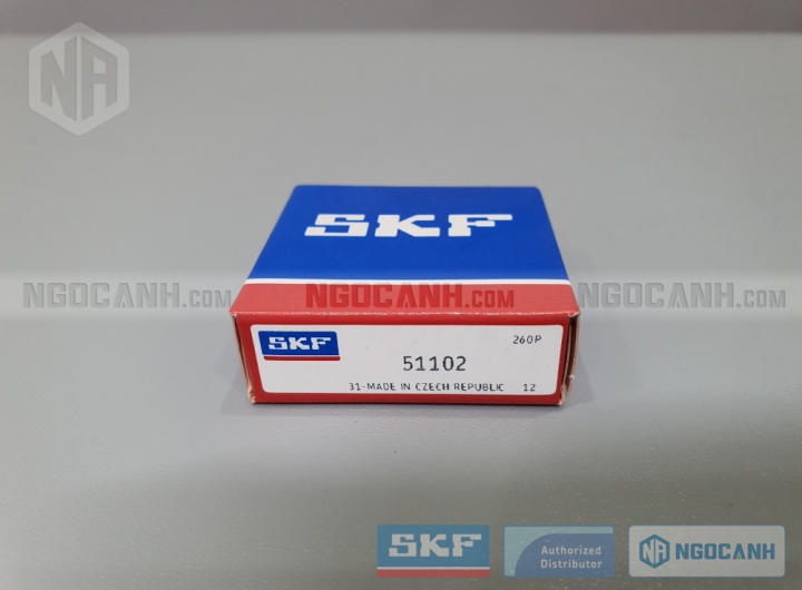 Vòng bi SKF 51102 chính hãng phân phối bởi Mua bán Vòng Bi - Đại lý ủy quyền SKF Vòng bi SKF 51102 chính hãng