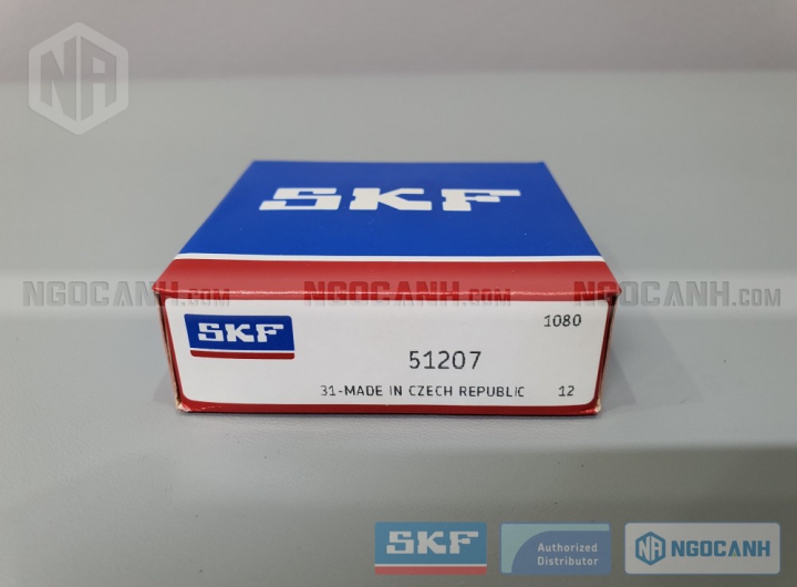 Vòng bi SKF 51207 chính hãng phân phối bởi Mua bán Vòng Bi - Đại lý ủy quyền SKF Vòng bi SKF 51207 chính hãng