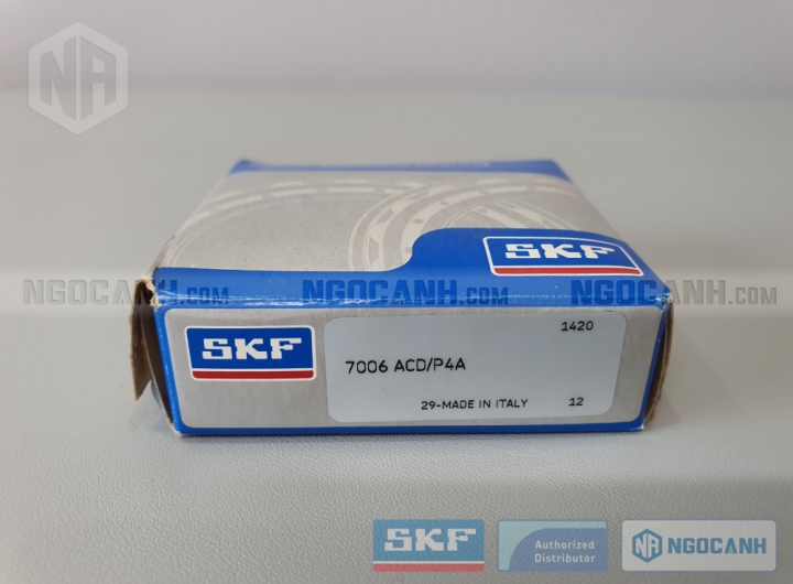 Vòng bi SKF 7006 ACD/P4A chính hãng phân phối bởi Mua bán Vòng Bi - Đại lý ủy quyền SKF Vòng bi SKF 7006 ACD/P4A chính hãng