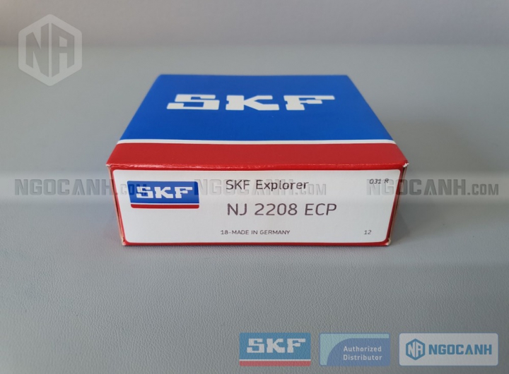 Vòng bi SKF NJ 2208 ECP chính hãng phân phối bởi Mua bán Vòng Bi - Đại lý ủy quyền SKF Vòng bi SKF NJ 2208 ECP chính hãng