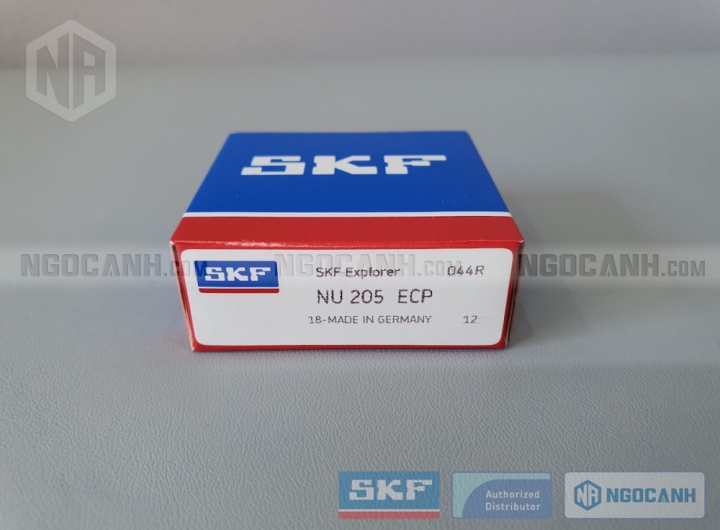 Vòng bi SKF NU 205 ECP chính hãng phân phối bởi Mua bán Vòng Bi - Đại lý ủy quyền SKF Vòng bi SKF NU 205 ECP chính hãng