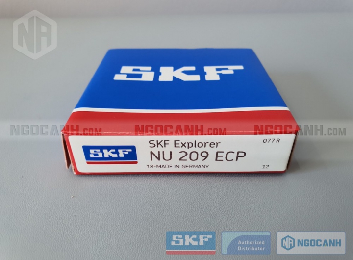 Vòng bi SKF NU 209 ECP chính hãng phân phối bởi Mua bán Vòng Bi - Đại lý ủy quyền SKF Vòng bi SKF NU 209 ECP chính hãng