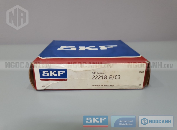 Vòng bi SKF 22218 E/C3 chính hãng phân phối bởi Mua bán Vòng Bi - Đại lý ủy quyền SKF Vòng bi SKF 22218 E/C3 chính hãng