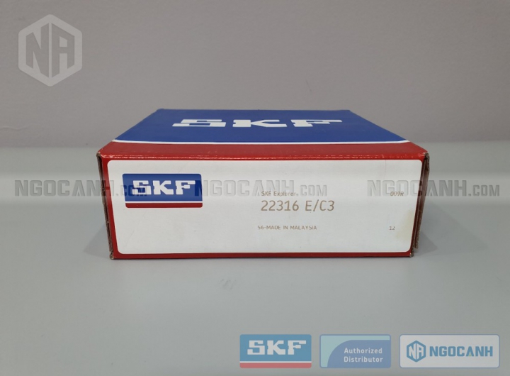 Vòng bi SKF 22316 E/C3 chính hãng phân phối bởi Mua bán Vòng Bi - Đại lý ủy quyền SKF Vòng bi SKF 22316 E/C3 chính hãng
