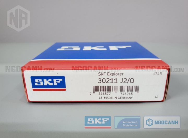 Vòng bi SKF 30211 J2/Q chính hãng phân phối bởi Mua bán Vòng Bi - Đại lý ủy quyền SKF Vòng bi SKF 30211 J2/Q chính hãng