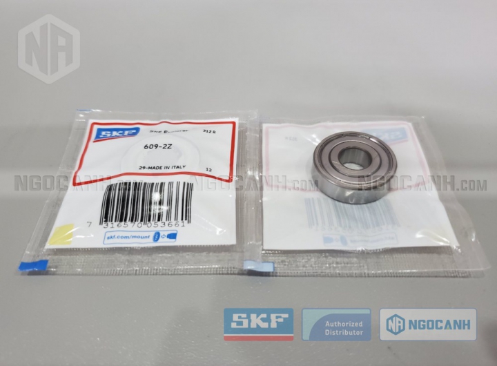 Vòng bi SKF 609-2Z chính hãng phân phối bởi Mua bán Vòng Bi - Đại lý ủy quyền SKF Vòng bi SKF 609-2Z chính hãng