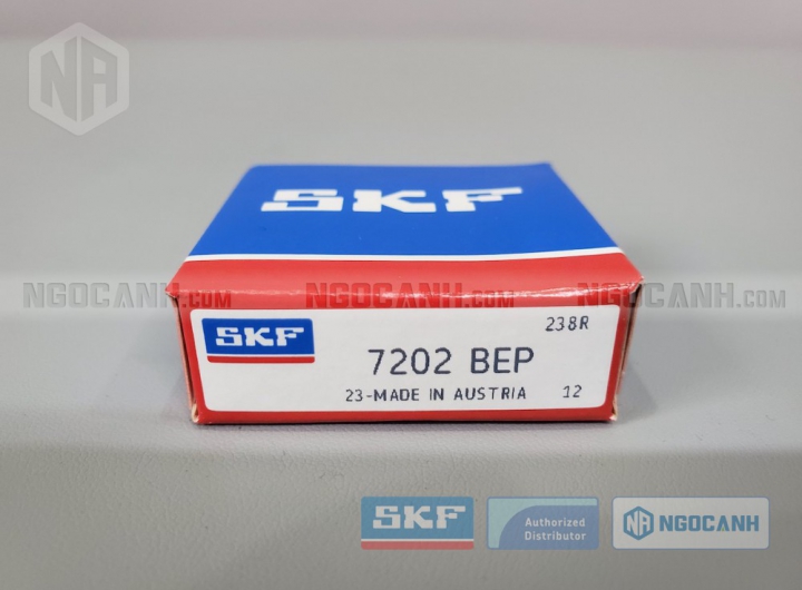 Vòng bi SKF 7202 BEP chính hãng phân phối bởi Mua bán Vòng Bi - Đại lý ủy quyền SKF Vòng bi SKF 7202 BEP chính hãng