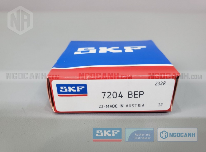 Vòng bi SKF 7204 BEP chính hãng phân phối bởi Mua bán Vòng Bi - Đại lý ủy quyền SKF Vòng bi SKF 7204 BEP chính hãng