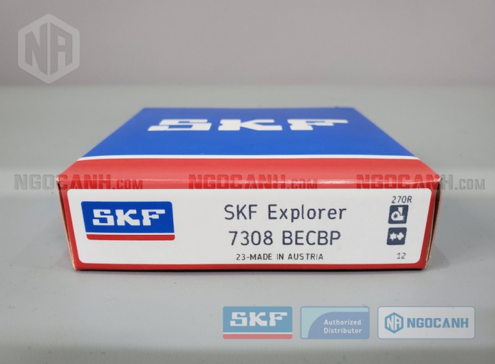 Vòng bi SKF 7308 BECBP chính hãng phân phối bởi Mua bán Vòng Bi - Đại lý ủy quyền SKF Vòng bi SKF 7308 BECBP chính hãng