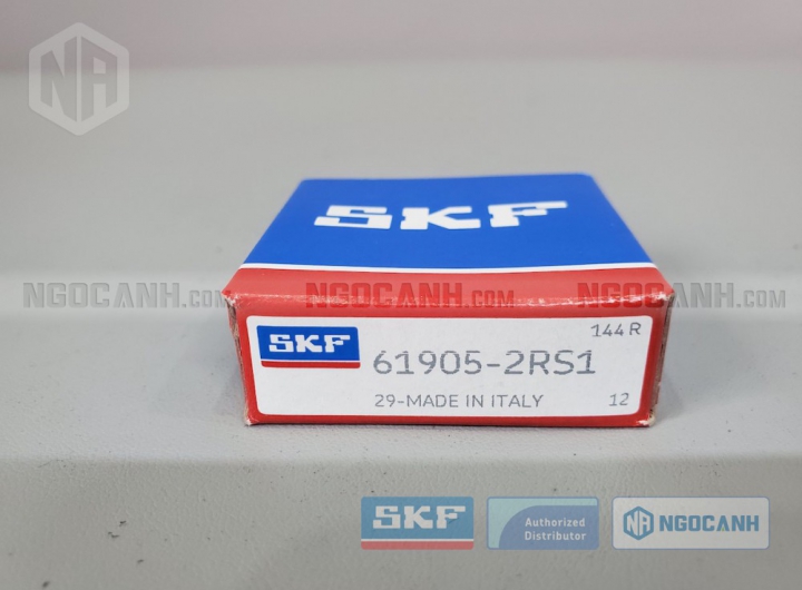 Vòng bi SKF 61905-2RS1 chính hãng phân phối bởi Mua bán Vòng Bi - Đại lý ủy quyền SKF Vòng bi SKF 61905-2RS1 chính hãng