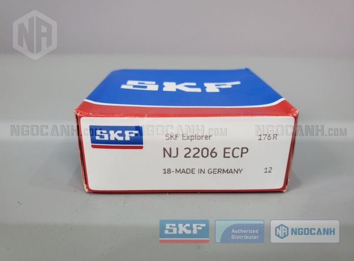 Vòng bi SKF NJ 2206 ECP chính hãng phân phối bởi Mua bán Vòng Bi - Đại lý ủy quyền SKF Vòng bi SKF NJ 2206 ECP chính hãng
