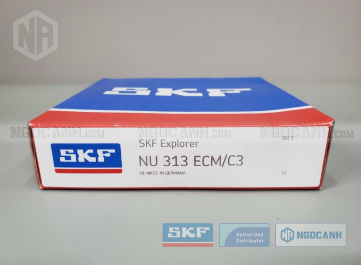 Vòng bi SKF NU 313 ECM/C3 chính hãng phân phối bởi Mua bán Vòng Bi - Đại lý ủy quyền SKF Vòng bi SKF NU 313 ECM/C3 chính hãng