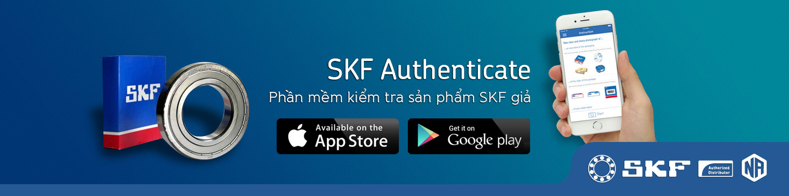 Kiểm tra vòng bi SKF giả (Fake)