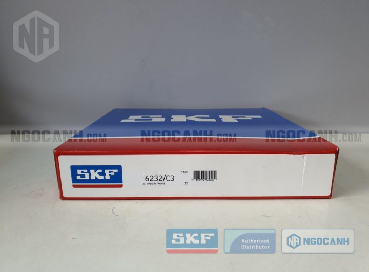 Vòng bi SKF 6232/C3 chính hãng phân phối bởi Mua bán Vòng Bi - Đại lý ủy quyền SKF Vòng bi SKF 6232/C3 chính hãng