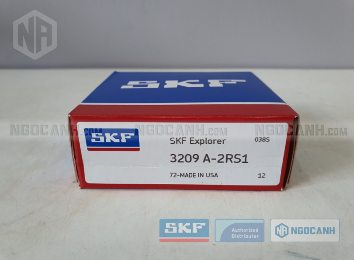Vòng bi SKF 3209 A-2RS1 chính hãng phân phối bởi Mua bán Vòng Bi - Đại lý ủy quyền SKF Vòng bi SKF 3209 A-2RS1 chính hãng