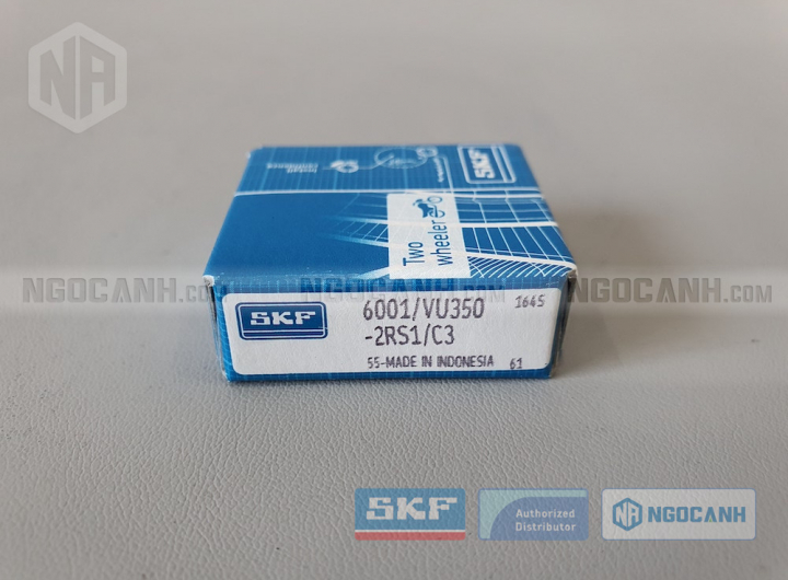 Vòng bi xe máy SKF 6001/VU350-2RS1/C3 chính hãng phân phối bởi Mua bán Vòng Bi - Đại lý ủy quyền SKF Vòng bi xe máy SKF 6001/VU350-2RS1/C3 chính hãng