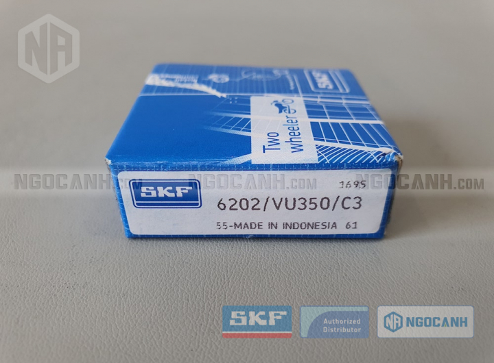 Vòng bi xe máy SKF 6202/VU350/C3 chính hãng phân phối bởi Mua bán Vòng Bi - Đại lý ủy quyền SKF Vòng bi xe máy SKF 6202/VU350/C3 chính hãng