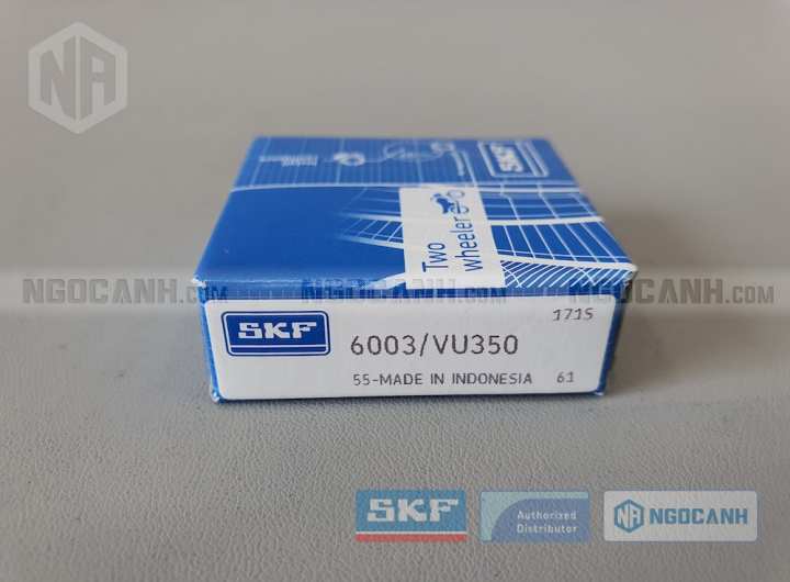 Vòng bi xe máy SKF 6003/VU350 chính hãng phân phối bởi Mua bán Vòng Bi - Đại lý ủy quyền SKF Vòng bi xe máy SKF 6003/VU350 chính hãng