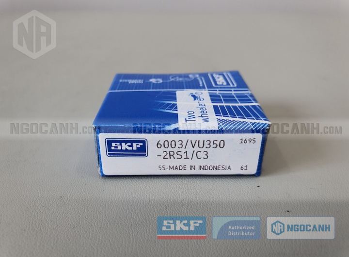 Vòng bi xe máy SKF 6003/VU350-2RS1/C3 chính hãng phân phối bởi Mua bán Vòng Bi - Đại lý ủy quyền SKF Vòng bi xe máy SKF 6003/VU350-2RS1/C3 chính hãng