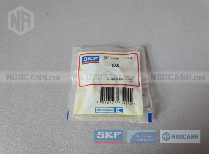 Vòng bi SKF 6000 chính hãng phân phối bởi Mua bán Vòng Bi - Đại lý ủy quyền SKF Vòng bi SKF 6000 chính hãng