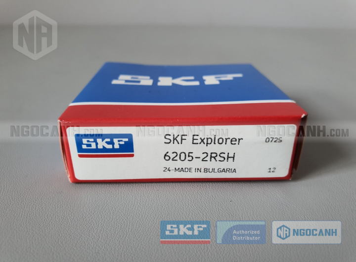 Vòng bi SKF 6205-2RSH chính hãng phân phối bởi Mua bán Vòng Bi - Đại lý ủy quyền SKF Vòng bi SKF 6205-2RSH chính hãng