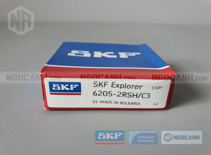 Vòng bi SKF 6205-2RSH/C3 chính hãng phân phối bởi Mua bán Vòng Bi - Đại lý ủy quyền SKF Vòng bi SKF 6205-2RSH/C3 chính hãng