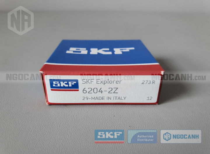 Vòng bi SKF 6204-2Z chính hãng phân phối bởi Mua bán Vòng Bi - Đại lý ủy quyền SKF Vòng bi SKF 6204-2Z chính hãng