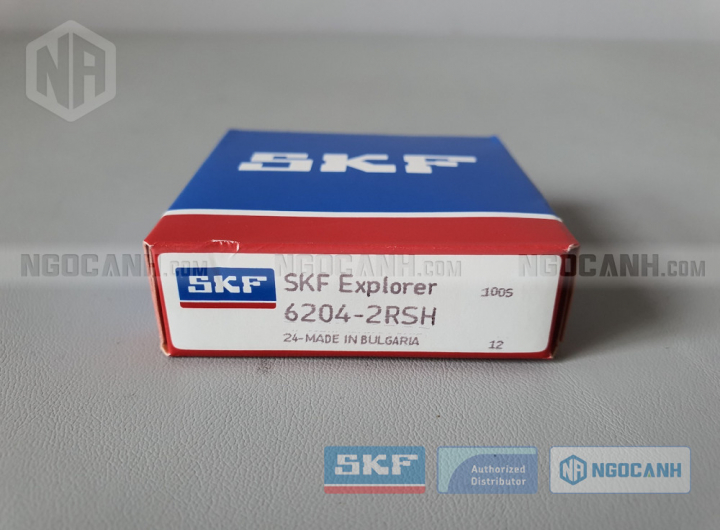Vòng bi SKF 6204-2RSH chính hãng phân phối bởi Mua bán Vòng Bi - Đại lý ủy quyền SKF Vòng bi SKF 6204-2RSH chính hãng