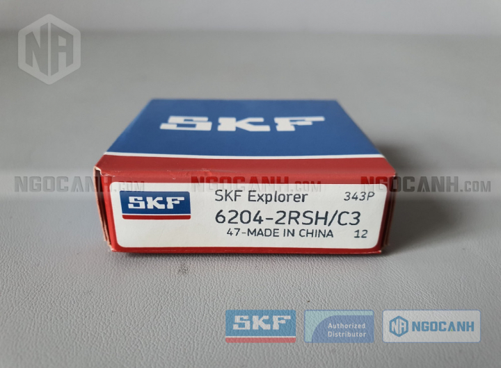 Vòng bi SKF 6204-2RSH/C3 chính hãng phân phối bởi Mua bán Vòng Bi - Đại lý ủy quyền SKF Vòng bi SKF 6204-2RSH/C3 chính hãng