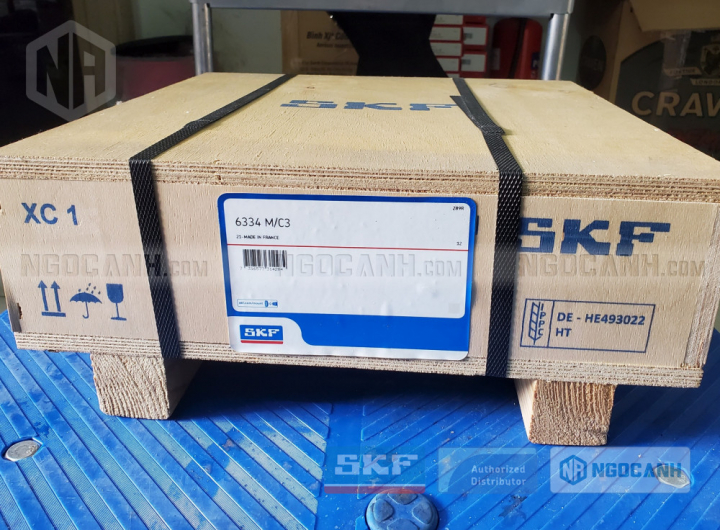 Vòng bi SKF 6334 M/C3 chính hãng phân phối bởi Mua bán Vòng Bi - Đại lý ủy quyền SKF Vòng bi SKF 6334 M/C3 chính hãng