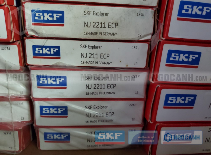 Vòng bi SKF NJ 211 ECP chính hãng phân phối bởi Mua bán Vòng Bi - Đại lý ủy quyền SKF Vòng bi SKF NJ 211 ECP chính hãng