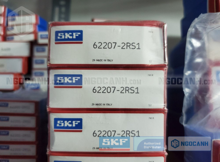 Vòng bi SKF 62207-2RS1 chính hãng phân phối bởi Mua bán Vòng Bi - Đại lý ủy quyền SKF Vòng bi SKF 62207-2RS1 chính hãng