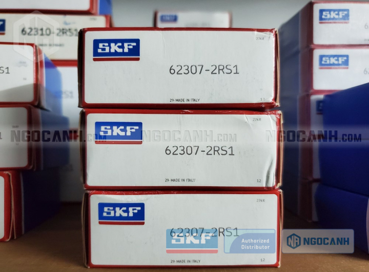 Vòng bi SKF 62307-2RS1 chính hãng phân phối bởi Mua bán Vòng Bi - Đại lý ủy quyền SKF Vòng bi SKF 62307-2RS1 chính hãng