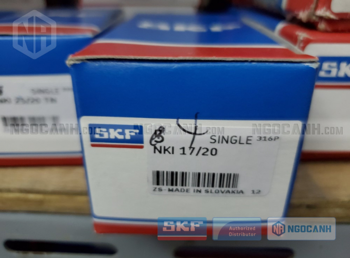 Vòng bi SKF NKI 17/20 chính hãng phân phối bởi Mua bán Vòng Bi - Đại lý ủy quyền SKF Vòng bi SKF NKI 17/20 chính hãng