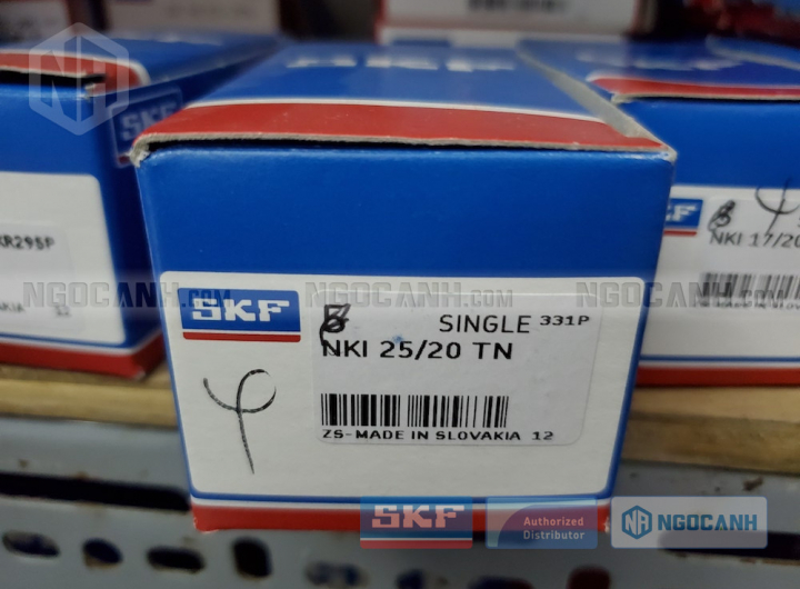 Vòng bi SKF NKI 25/20 TN chính hãng phân phối bởi Mua bán Vòng Bi - Đại lý ủy quyền SKF Vòng bi SKF NKI 25/20 TN chính hãng