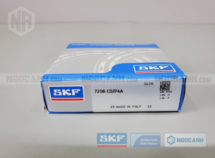 Vòng bi SKF 7208 CD/P4A chính hãng phân phối bởi Mua bán Vòng Bi - Đại lý ủy quyền SKF Vòng bi SKF 7208 CD/P4A chính hãng