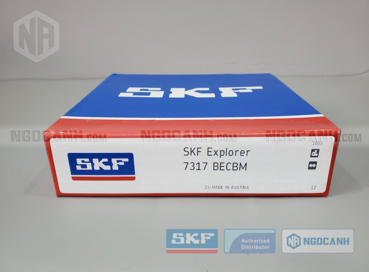 Vòng bi SKF 7317 BECBM chính hãng phân phối bởi Mua bán Vòng Bi - Đại lý ủy quyền SKF Vòng bi SKF 7317 BECBM chính hãng