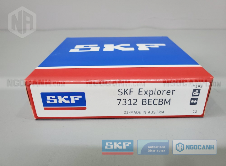 Vòng bi SKF 7312 BECBM chính hãng phân phối bởi Mua bán Vòng Bi - Đại lý ủy quyền SKF Vòng bi SKF 7312 BECBM chính hãng