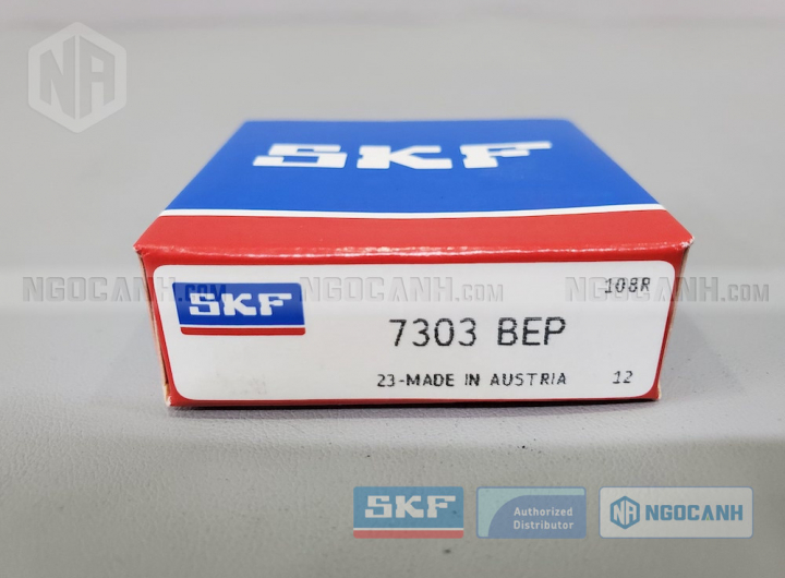 Vòng bi SKF 7303 BEP chính hãng phân phối bởi Mua bán Vòng Bi - Đại lý ủy quyền SKF Vòng bi SKF 7303 BEP chính hãng