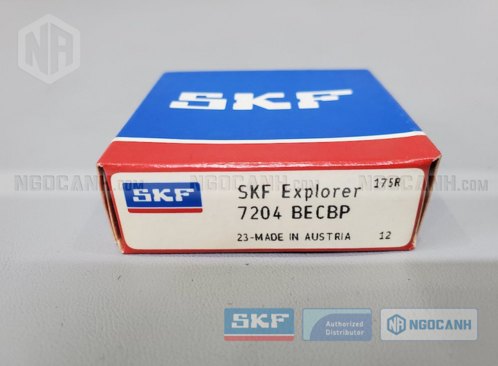 Vòng bi SKF 7204 BECBP chính hãng phân phối bởi Mua bán Vòng Bi - Đại lý ủy quyền SKF Vòng bi SKF 7204 BECBP chính hãng