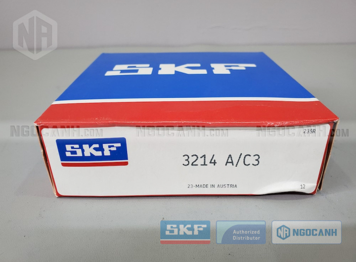 Vòng bi SKF 3214 A/C3 chính hãng phân phối bởi Mua bán Vòng Bi - Đại lý ủy quyền SKF Vòng bi SKF 3214 A/C3 chính hãng