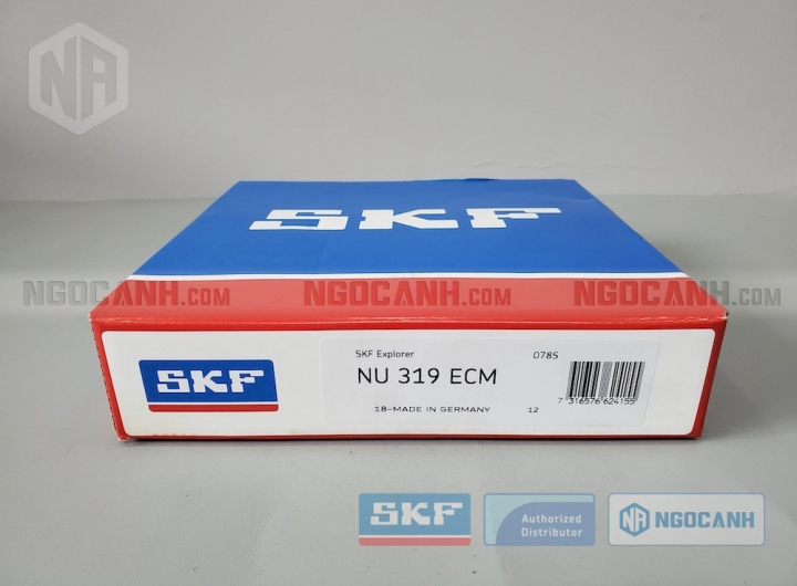 Vòng bi SKF NU 319 ECM chính hãng phân phối bởi Mua bán Vòng Bi - Đại lý ủy quyền SKF Vòng bi SKF NU 319 ECM chính hãng