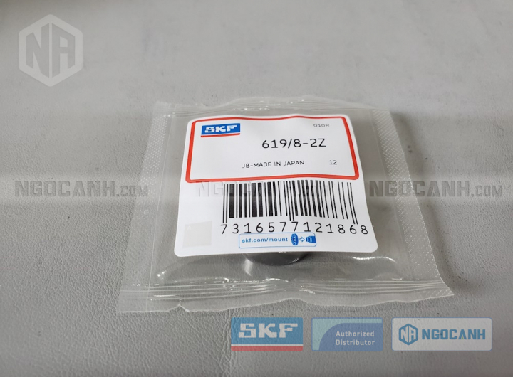 Vòng bi SKF 619/8-2Z chính hãng phân phối bởi Mua bán Vòng Bi - Đại lý ủy quyền SKF Vòng bi SKF 619/8-2Z chính hãng