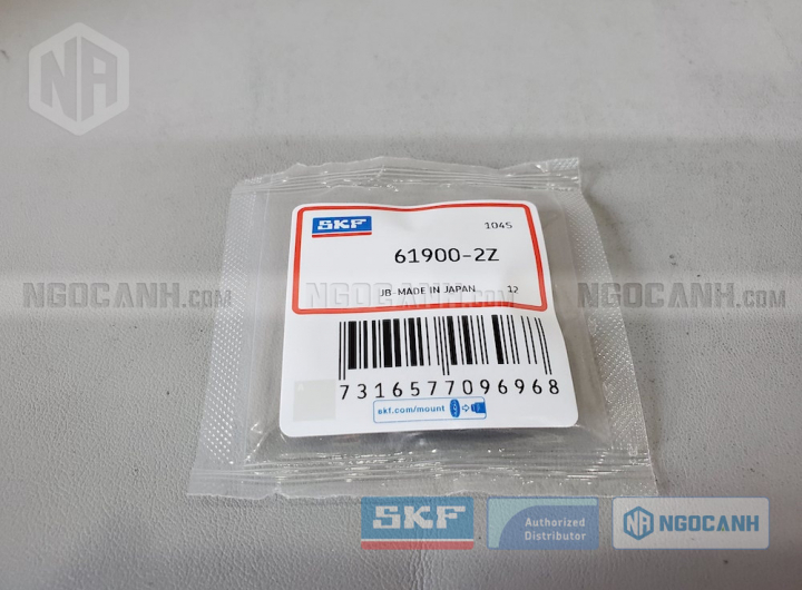 Vòng bi SKF 61900-2Z chính hãng phân phối bởi Mua bán Vòng Bi - Đại lý ủy quyền SKF Vòng bi SKF 61900-2Z chính hãng