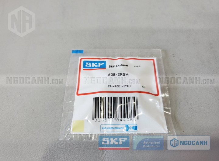 Vòng bi SKF 608-2RSH chính hãng phân phối bởi Mua bán Vòng Bi - Đại lý ủy quyền SKF Vòng bi SKF 608-2RSH chính hãng
