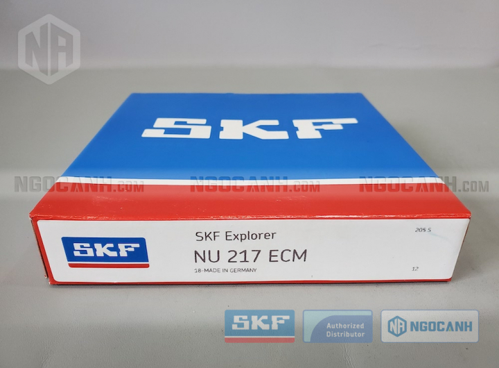 Vòng bi SKF NU 217 ECM chính hãng phân phối bởi Mua bán Vòng Bi - Đại lý ủy quyền SKF Vòng bi SKF NU 217 ECM chính hãng