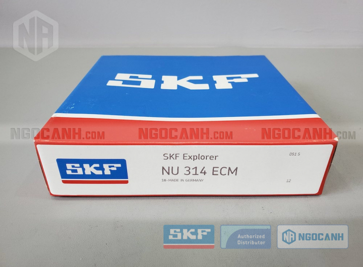 Vòng bi SKF NU 314 ECM chính hãng phân phối bởi Mua bán Vòng Bi - Đại lý ủy quyền SKF Vòng bi SKF NU 314 ECM chính hãng