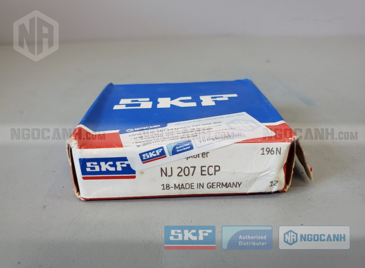 Vòng bi SKF NJ 207 ECP chính hãng phân phối bởi Mua bán Vòng Bi - Đại lý ủy quyền SKF Vòng bi SKF NJ 207 ECP chính hãng